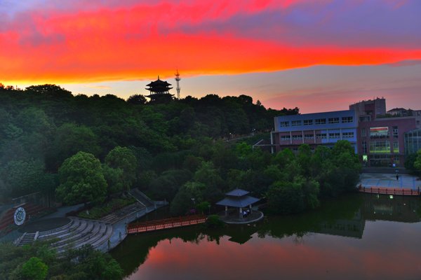 公园山坡中心为师恩台